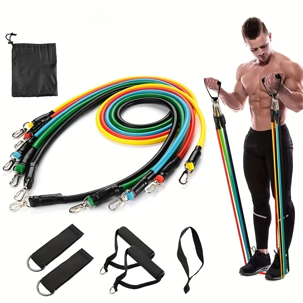 Kit 11 Élastiques Fitness