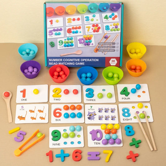 Apprendre en s’amusant – Puzzle Montessori Mathématique pour Petits Génies !