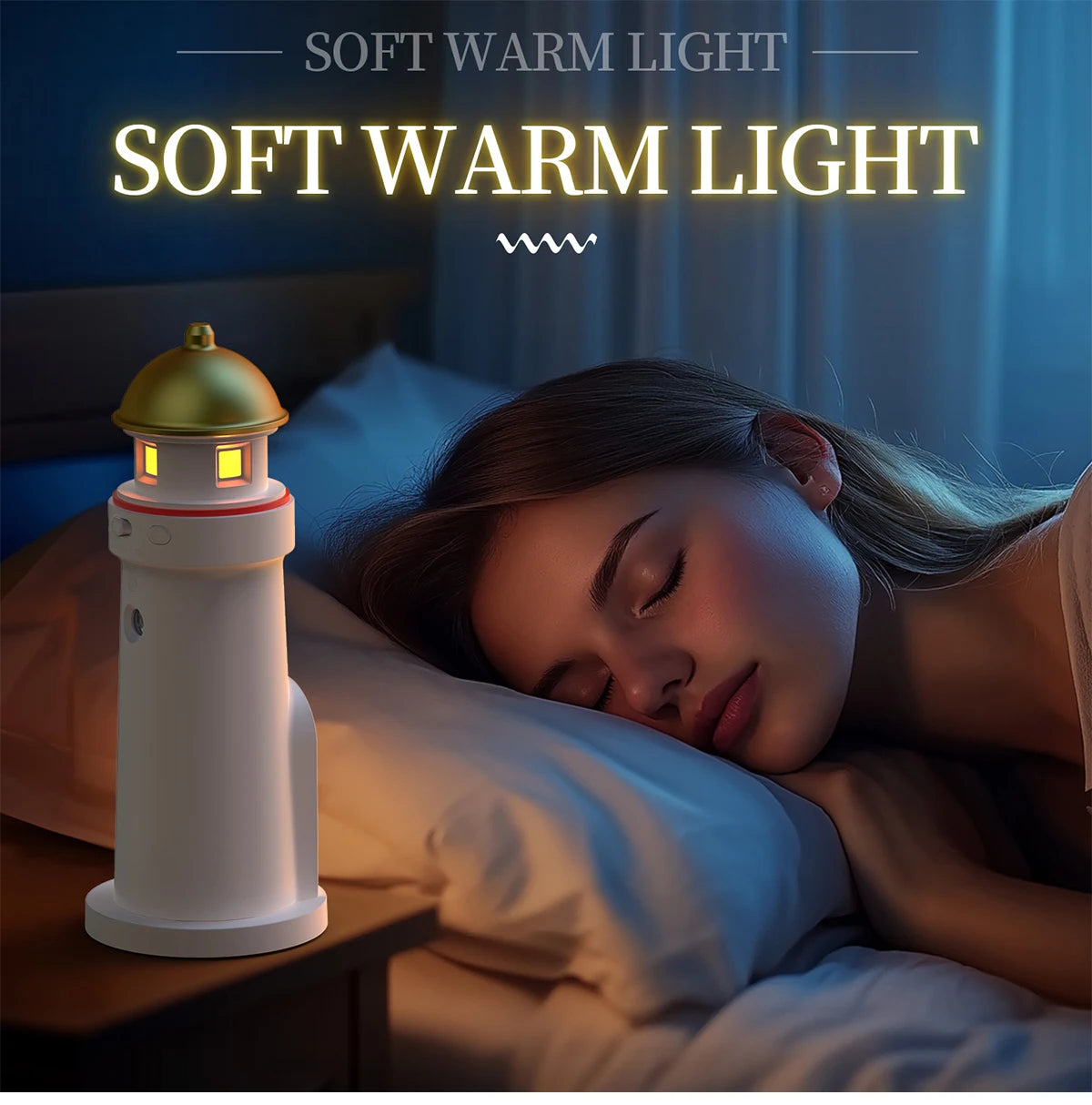 Veilleuse Projecteur Lunaire Phare Lighthaus™