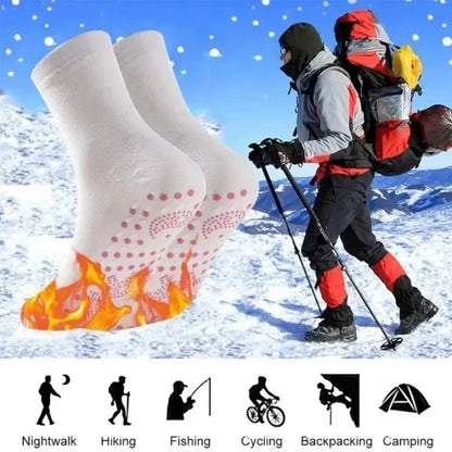 Chaussettes Chauffantes Magnétiques – Confort Thermique et Stimulation de la Circulation