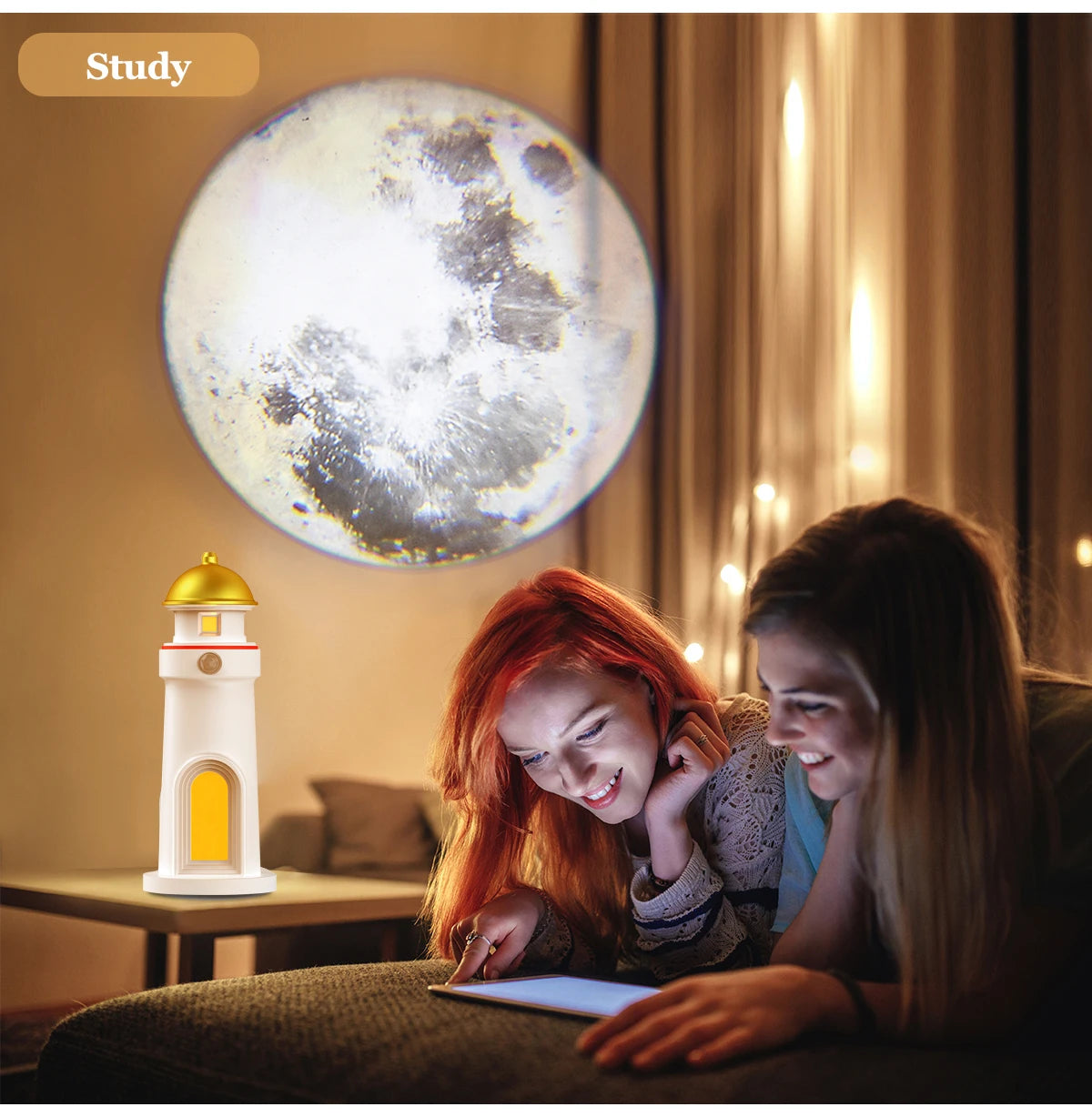 Veilleuse Projecteur Lunaire Phare Lighthaus™