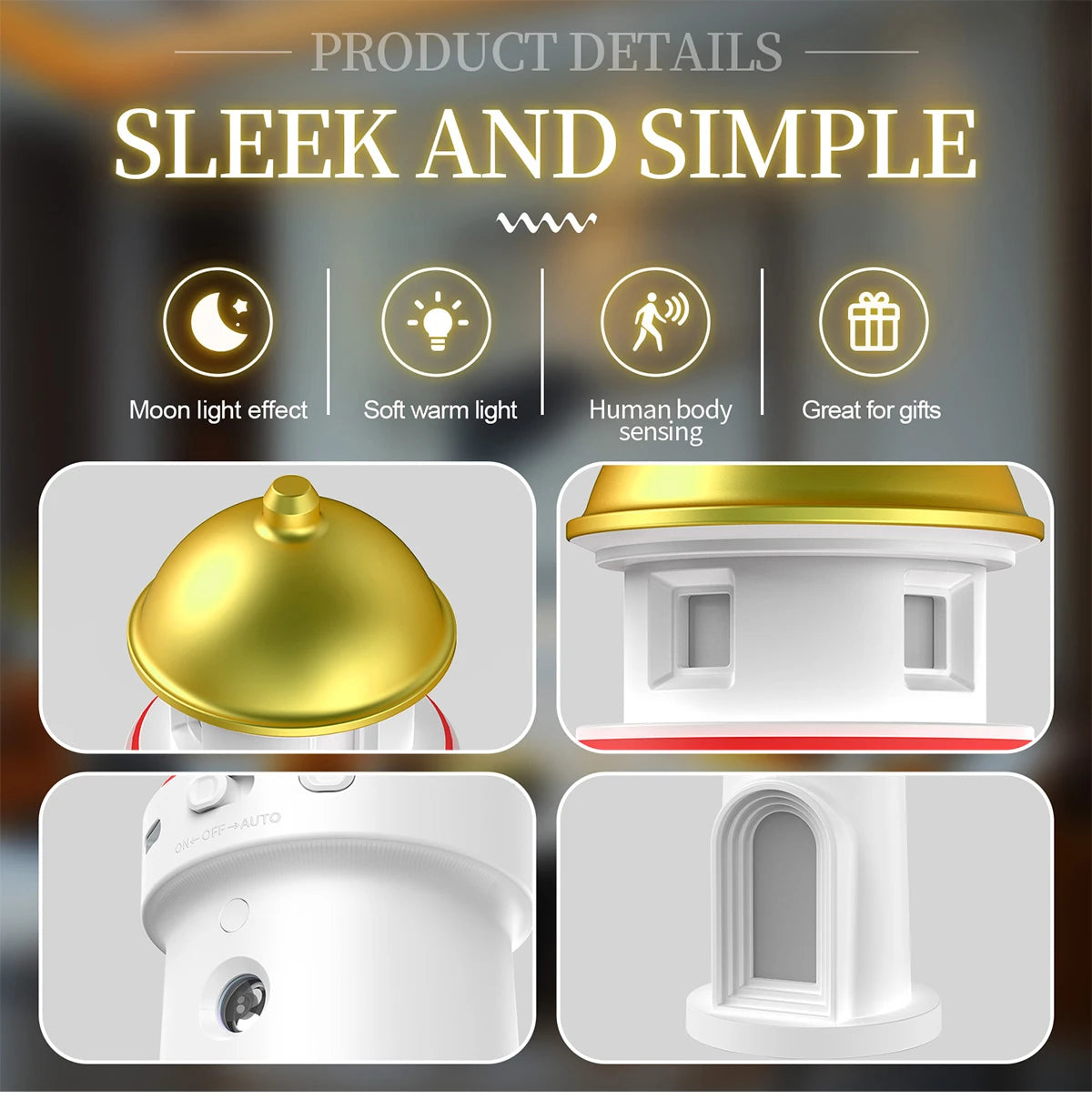 Veilleuse Projecteur Lunaire Phare Lighthaus™