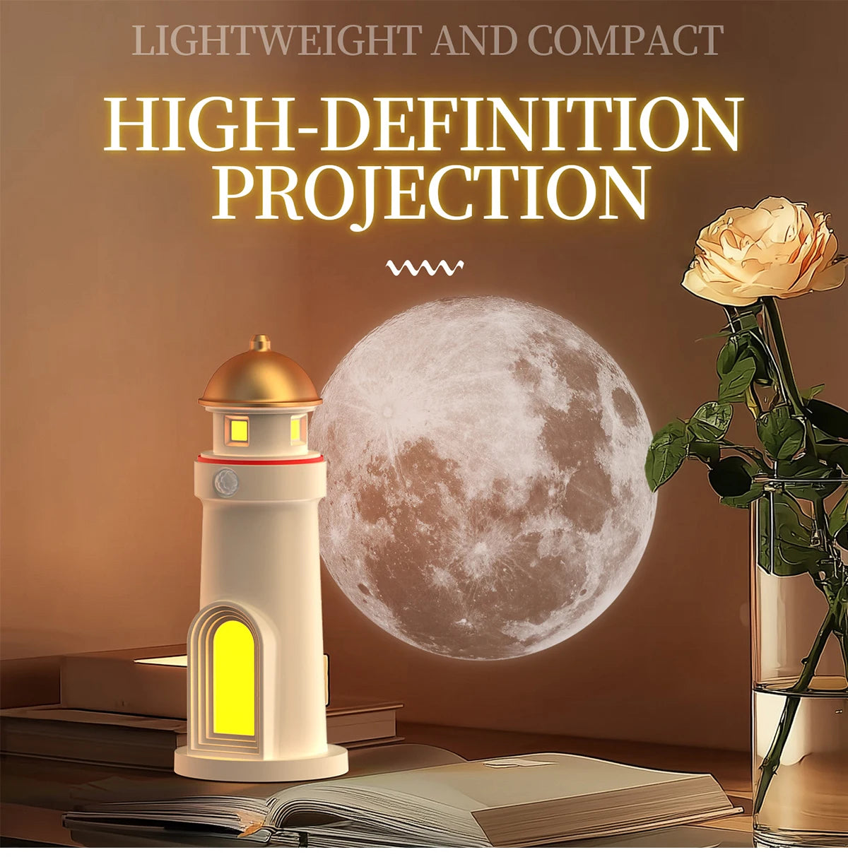 Veilleuse Projecteur Lunaire Phare Lighthaus™
