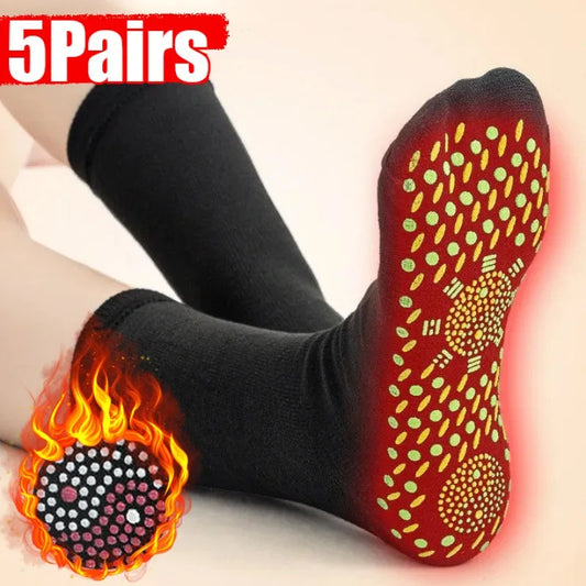 Chaussettes Chauffantes Magnétiques – Confort Thermique et Stimulation de la Circulation